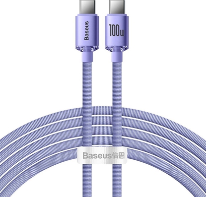 Picture of Kabel USB Baseus USB-C - USB-C 2 m Fioletowy (baseus_20220224134343)