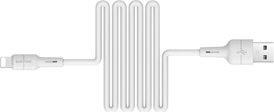 Picture of Kabel USB Borofone USB-A - Lightning 1 m Biay (73078)