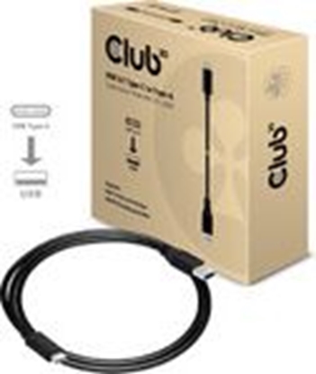 Attēls no Kabel USB Club 3D USB-A - USB-C 1 m Czarny (CAC-1523)