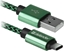 Attēls no Kabel USB Defender USB-A - USB-C 1 m Zielony (87816)