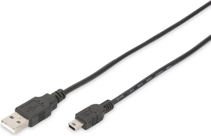 Изображение Digitus USB 2.0 Connection Cable, Type A to Mini B