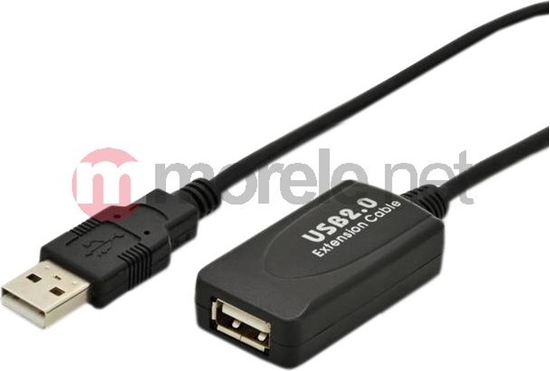 Изображение Kabel USB Digitus USB-A - 5 m Czarny (DA701304)