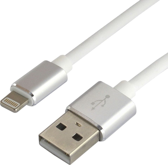 Picture of Kabel USB EverActive USB-A - Lightning 1 m Biay (CBS-1IW)