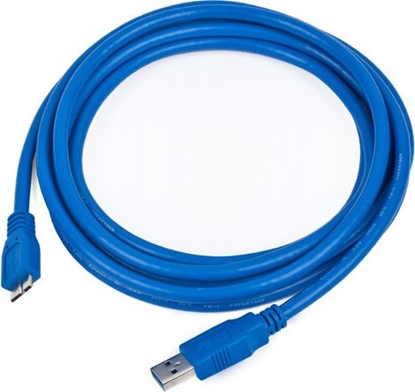 Picture of Kabel USB Gembird USB-A - 1.8 m Niebieski (CCPMUSB3AMBM6)
