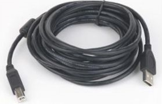 Изображение Kabel USB Gembird USB-A - USB-B 5 m Czarny (34555)