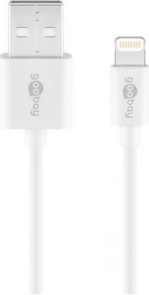 Picture of Kabel USB Goobay USB-A - Lightning 3 m Biay (72909)