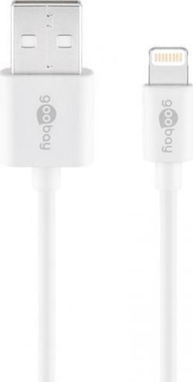 Picture of Kabel USB Goobay USB-A - Lightning 3 m Biay (72909)