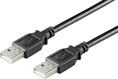 Attēls no Kabel USB Goobay USB-A - USB-A 1.8 m Czarny (93593)