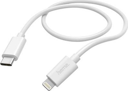Изображение Kabel USB Hama USB-A - Lightning 1 m Biały (001832950000)