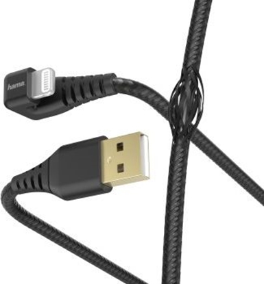 Изображение Kabel USB Hama USB-A - Lightning 1.5 m Czarny (001872210000)