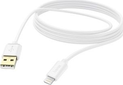 Изображение Kabel USB Hama USB-A - Lightning 3 m Biały (001872070000)