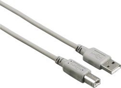 Attēls no Kabel USB Hama USB-A - USB-B 1.5 m Szary (002009000000)
