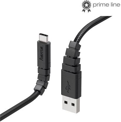Изображение Kabel USB Hama USB-A - USB-C 1.5 m Czarny (001783070000)