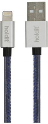 Picture of Kabel USB Holdit USB-A - Lightning 1 m Granatowy (612663)