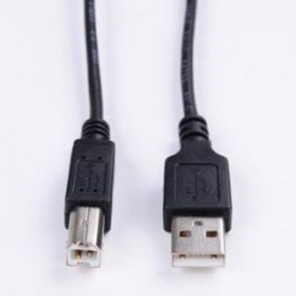 Attēls no Kabel USB Impuls-PC USB-A - USB-B 3 m Czarny (USB 2.0 3m pb)