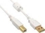 Изображение Kabel USB InLine USB-A - USB-B 1.5 m Biay (34515W)