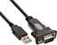 Attēls no Kabel USB InLine USB-A - RS-232 0.25 m Czarny (33306I)