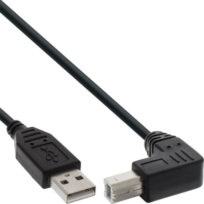 Attēls no Kabel USB InLine USB-A - USB-B 0.3 m Czarny (34503U)