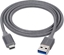 Изображение Kabel USB Innergie USB-A - USB-C 1 m Szary (3082186301)