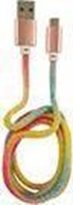 Picture of Kabel USB LC-Power USB-A - microUSB 1 m Wielokolorowy (31332C)