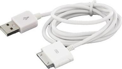 Изображение Kabel USB LMP USB-A - Apple 30-Pin 2 m Biały (LMP-DOCKUSB-2M)