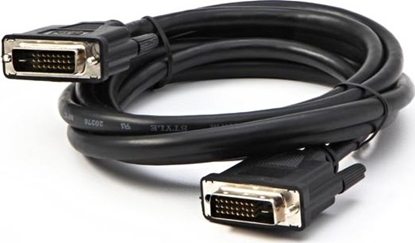 Attēls no Kabel USB Logo Kabel DVI-D (dual link), 24+1 M-24+1 M, 2 mm, chroniony, Logo, blistr