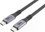 Attēls no Kabel USB MicroConnect USB-C - USB-C 4 m Czarno-szary (USB3.2CC4)