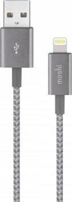 Picture of Kabel USB Moshi USB-A - Lightning Szary (MI-USBA-LIGHT-TG)