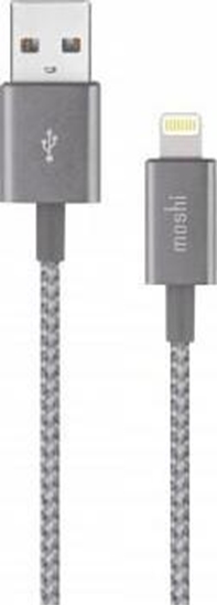 Picture of Kabel USB Moshi USB-A - Lightning Szary (MI-USBA-LIGHT-TG)