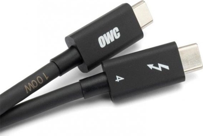 Изображение Kabel USB OWC USB-C - USB-C 2 m Czarny (OW-CBLTB4C2.0M)