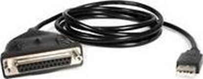 Attēls no Kabel USB StarTech USB-A - IEEE 1284 (LPT) 1.8 m Czarny (ICUSB1284D25)