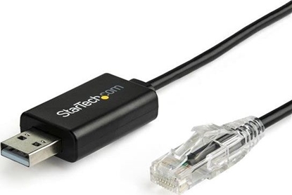 Изображение Kabel USB StarTech USB-A - RJ-45 1.8 m Czarny (ICUSBROLLOVR)