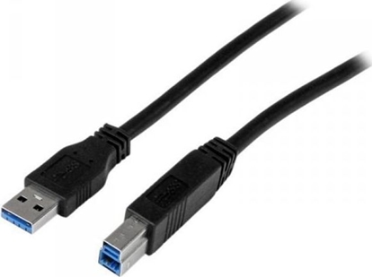 Attēls no Kabel USB StarTech USB-A - USB-B 2 m Czarny (USB3CAB2M)