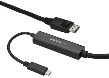 Attēls no Kabel USB StarTech USB-C - DisplayPort 3 m Czarny (CDP2DPMM3MB)
