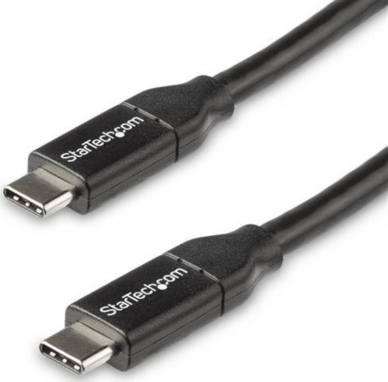 Picture of Kabel USB StarTech USB-C - USB-C 0.5 m Czarny (USB2C5C50CM)