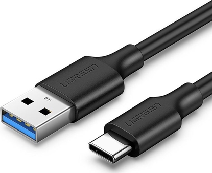 Изображение Kabel USB Ugreen USB-A - USB-C 2 m Szary (54506)