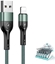 Attēls no Kabel USB Usams USB-A - Lightning 1 m Zielony (6958444945248)