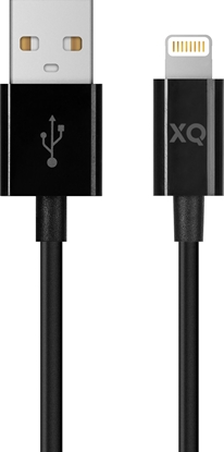 Attēls no Kabel USB Xqisit USB-A - Lightning 1.5 m Czarny