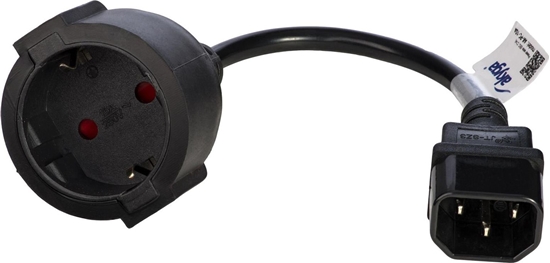 Picture of Kabel zasilajcy Akyga adapter IEC C14 CEE 7/4 250V/50Hz 15cm schuko (AK-PC-10A)