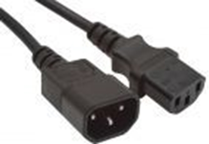 Picture of Kabel zasilajcy Gembird przeduajcy VDE IEC320 C13/C14, 1,8m (gruby) (PC-189-VDE)