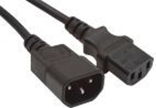 Picture of Kabel zasilajcy Gembird przeduajcy VDE IEC320 C13/C14, 1,8m (gruby) (PC-189-VDE)