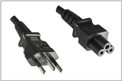 Изображение Kabel zasilający MicroConnect Power Cord Notebook 1.8m Black - PE010818BRAZIL