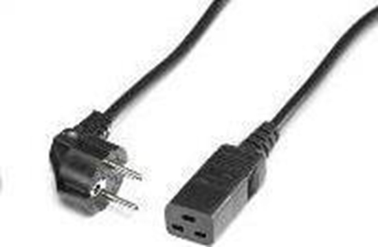 Изображение Kabel zasilajcy Roline ROLINE Power Cable CEE7/7 to C19. 16A. Black 3.0m