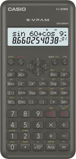 Picture of Kalkulator Casio czarny szkolny (FX 82 MS 2E)