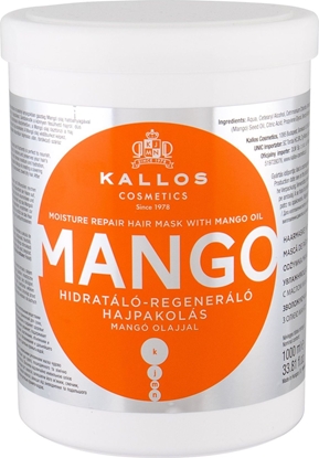 Изображение Kallos Maska do włosów Mango Cosmetics 1000ml