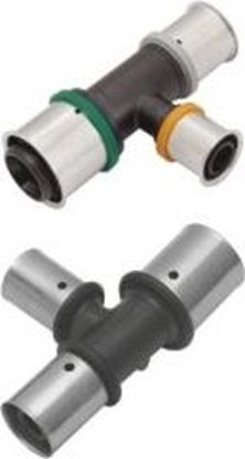 Изображение KAN-therm trójnik 18x15x18mm Inox Press (1609260014)