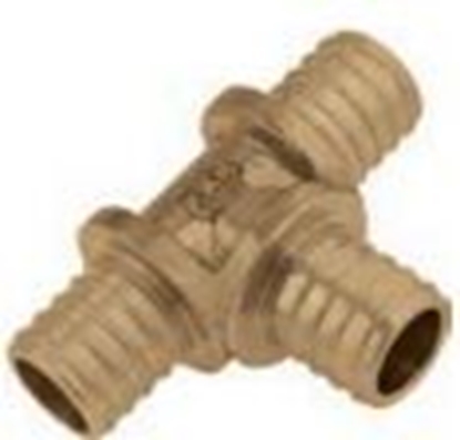 Изображение KAN-therm Trójnik Push 18 x 18 x 14mm mosiny (9013.73)