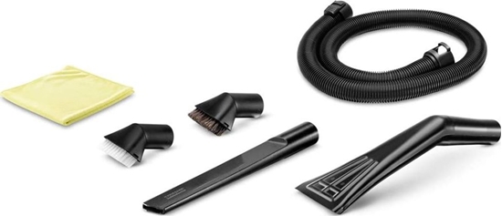 Picture of Karcher Kärcher car interior cleaning set, nozzle (black, 6 pieces)