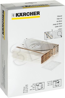 Picture of Worek do odkurzacza Karcher Zestaw filtrów do 5.100/6.100 (6.904-143.0)