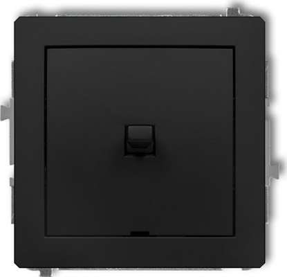 Picture of Karlik Deco cznik jednobiegunowy w stylu amerykaskim czarny mat (12DWPUS-1)